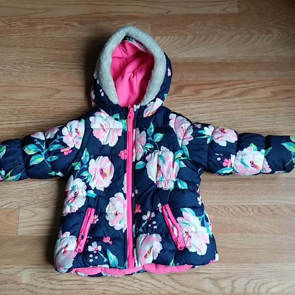 Toddler girl 24 month Floral coat